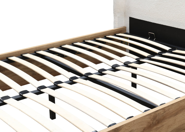 Halfden Ottoman Bed Frame with Storage and Lift-Up Mechanism