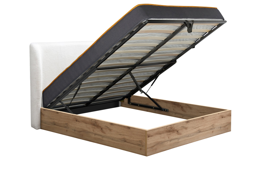 Halfden Ottoman Bed Frame with Storage and Lift-Up Mechanism