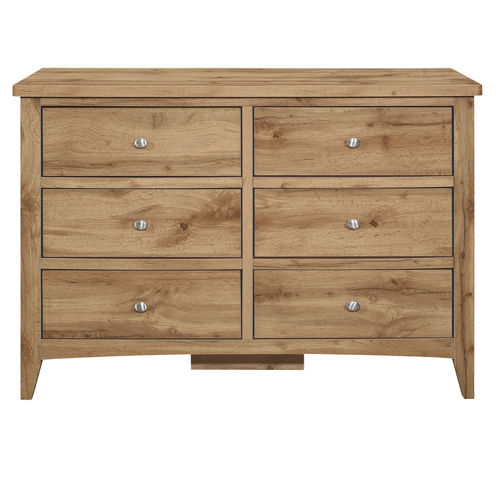 Hampstead 6 Drawer Chest Rustic Design for Stylish Storage