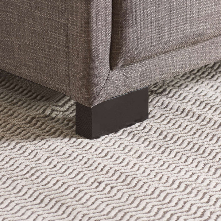 Hannover Fabric Bed Frame with Cushioned Headboard and Sprung Slatted Base