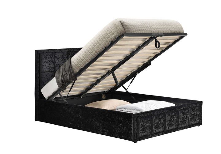 Hannover Ottoman Bed with Sprung Slatted Base for Compact Storage Solutions
