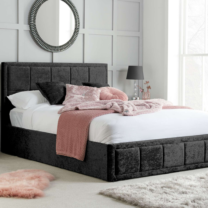 Hannover Ottoman Bed with Sprung Slatted Base for Compact Storage Solutions