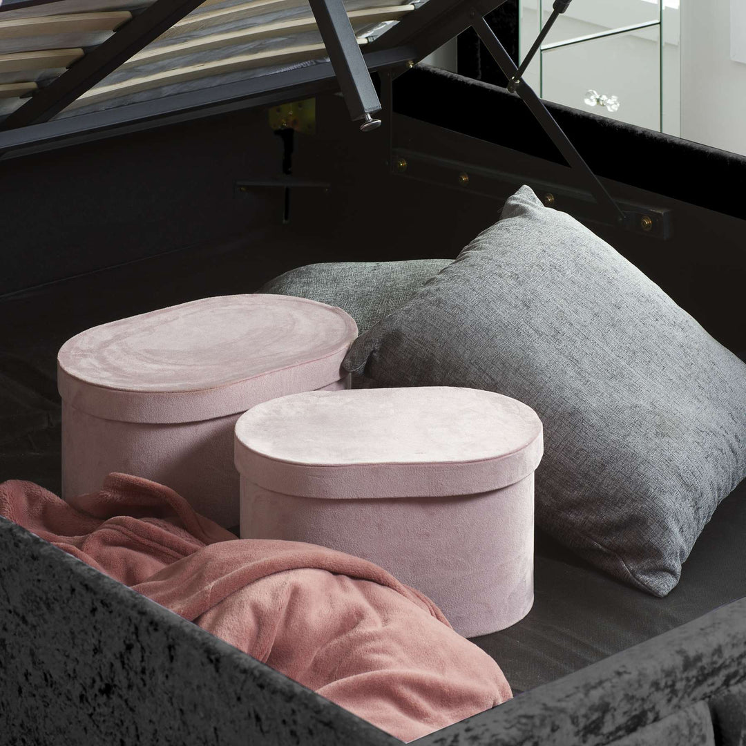 Hannover Ottoman Bed with Sprung Slatted Base for Compact Storage Solutions
