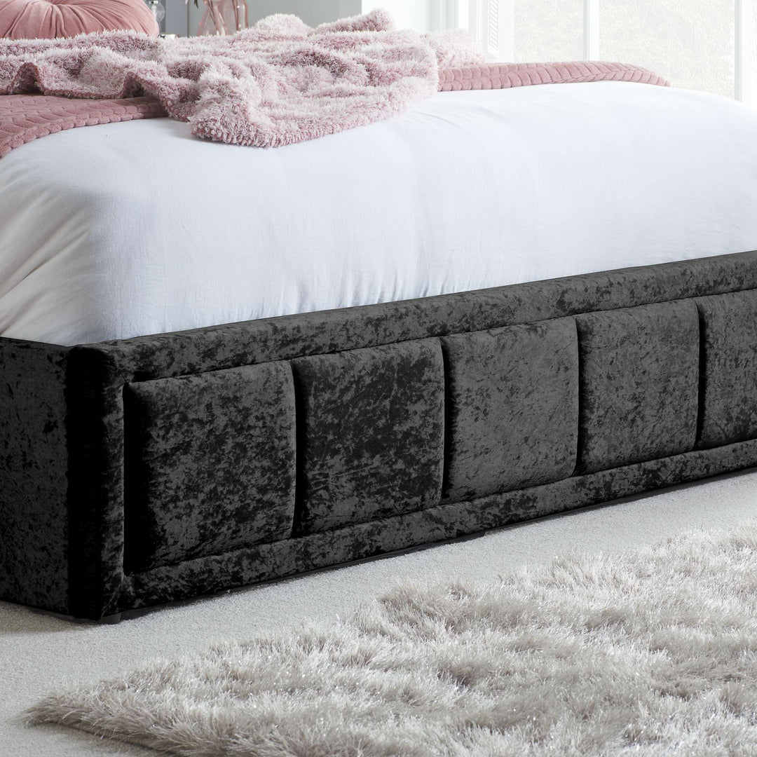 Hannover Ottoman Bed with Sprung Slatted Base for Compact Storage Solutions