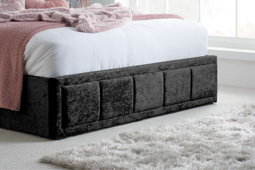 Hannover Ottoman Bed with Sprung Slatted Base for Compact Storage Solutions