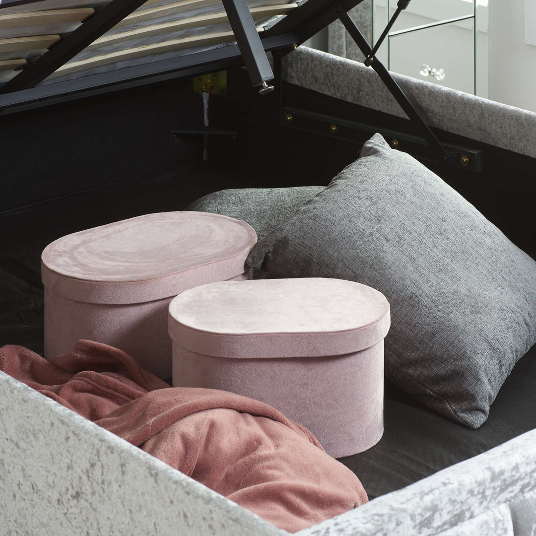 Hannover Ottoman Bed with Sprung Slatted Base for Compact Storage Solutions