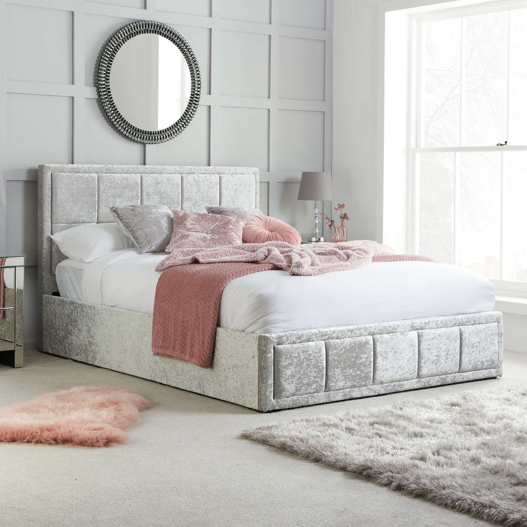 Hannover Ottoman Bed with Sprung Slatted Base for Compact Storage Solutions
