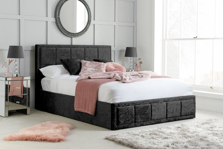 Hannover Ottoman Bed with Sprung Slatted Base for Compact Storage Solutions