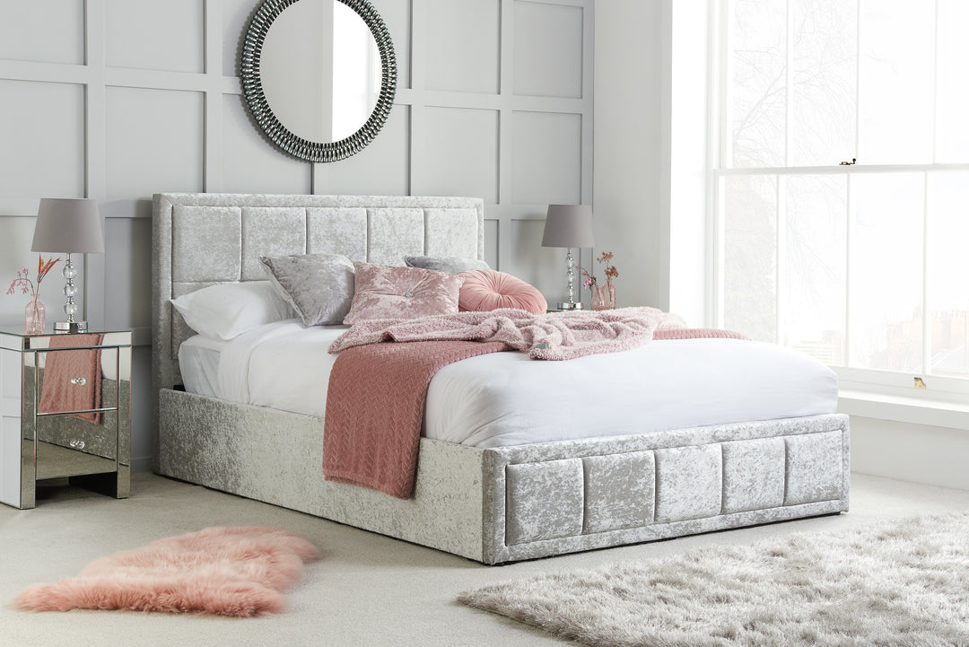 Hannover Ottoman Bed with Sprung Slatted Base for Compact Storage Solutions