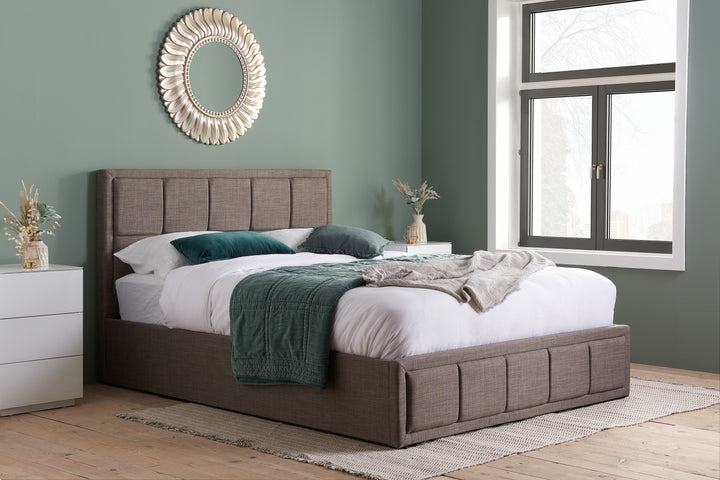 Hannover Ottoman Bed with Sprung Slatted Base for Compact Storage Solutions