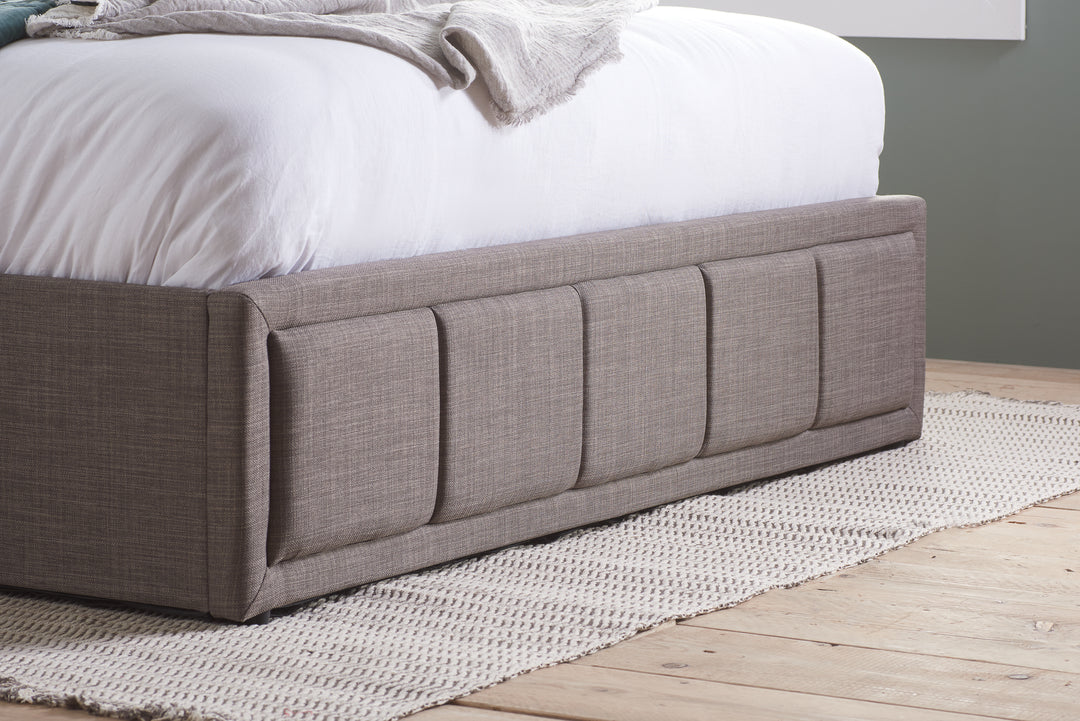Hannover Ottoman Bed with Sprung Slatted Base for Compact Storage Solutions