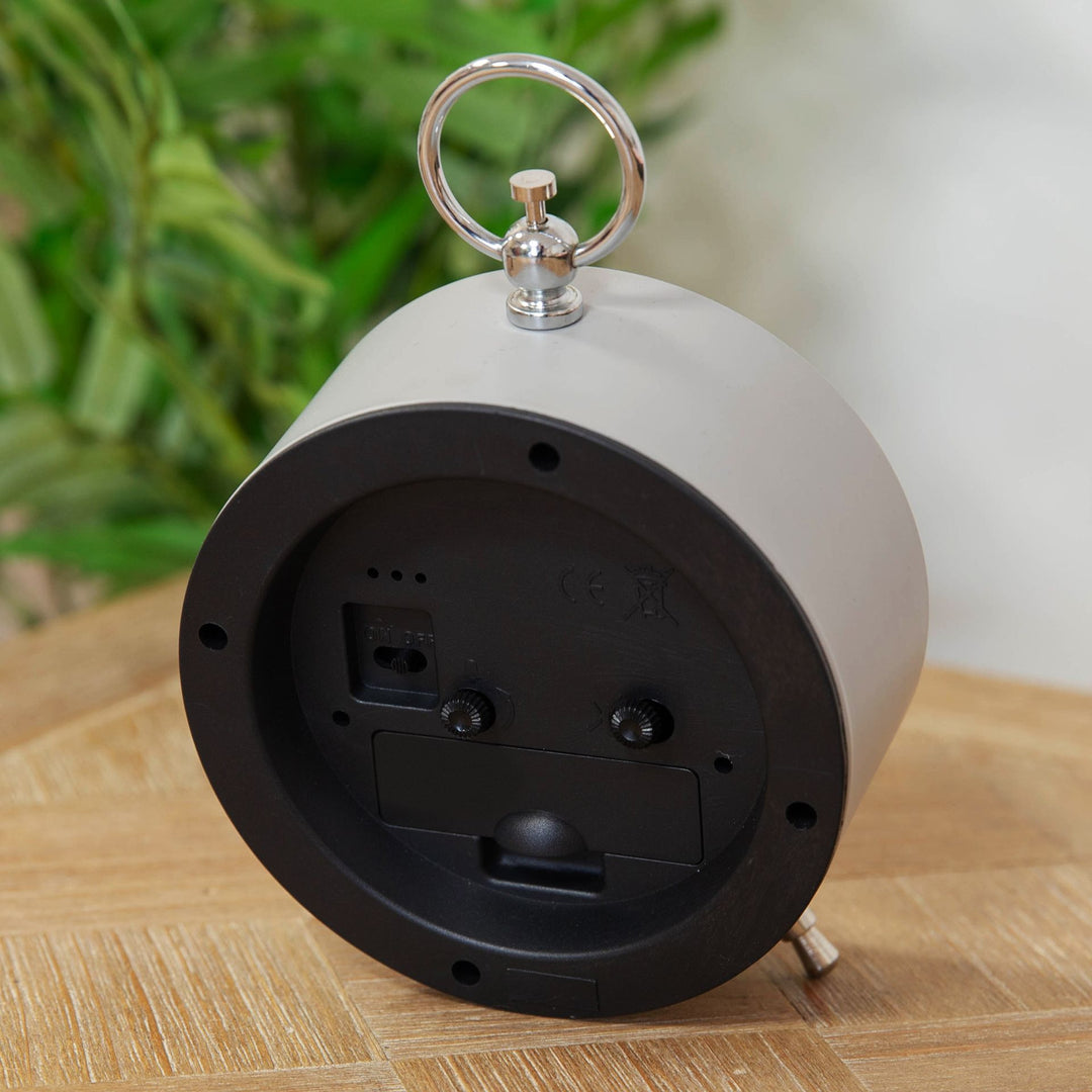 Hestia Bee Mantel Alarm Clock Metal Case