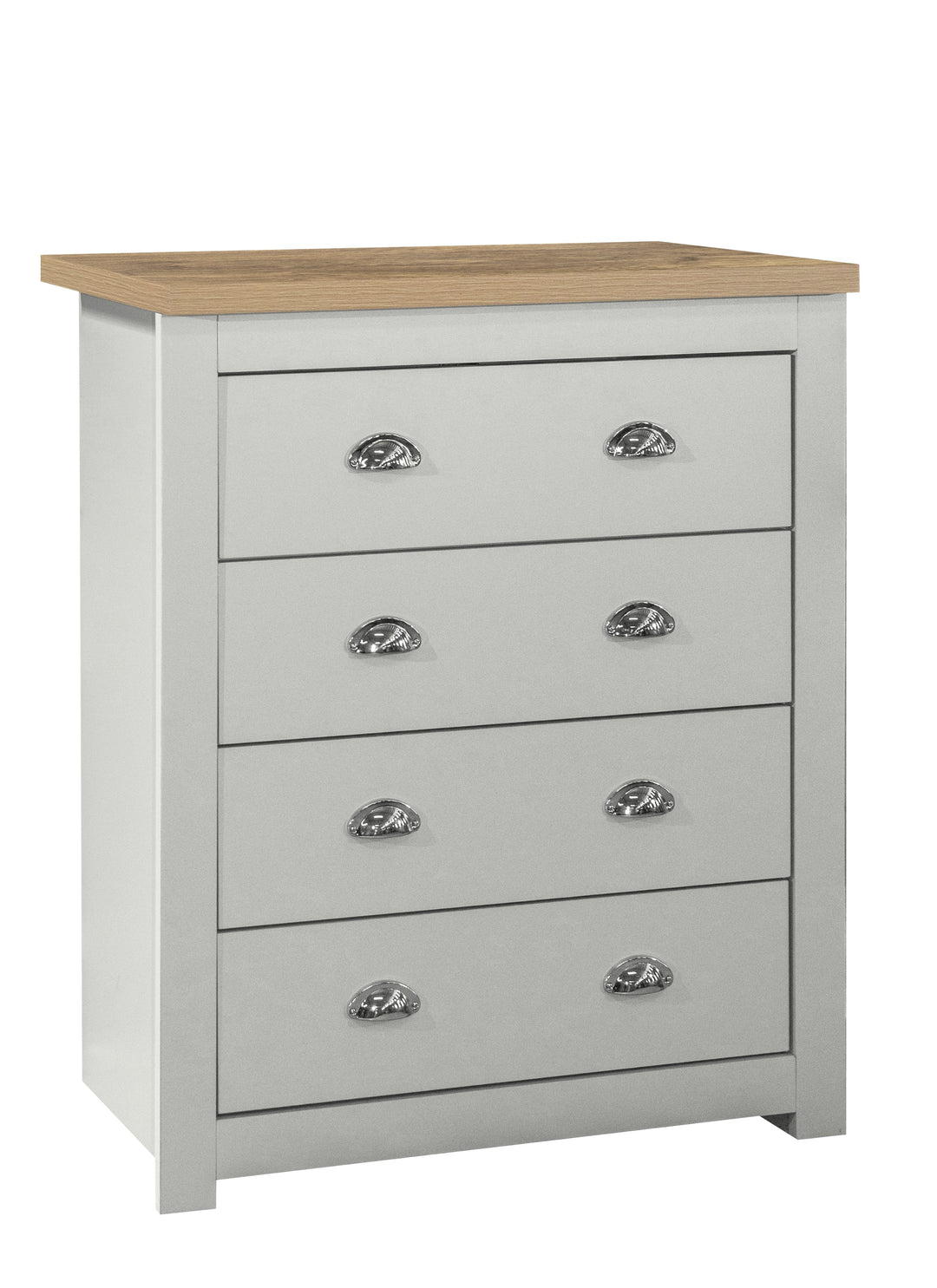 Highgate 4 Drawer Chest Stylish Farmhouse Storage for Home