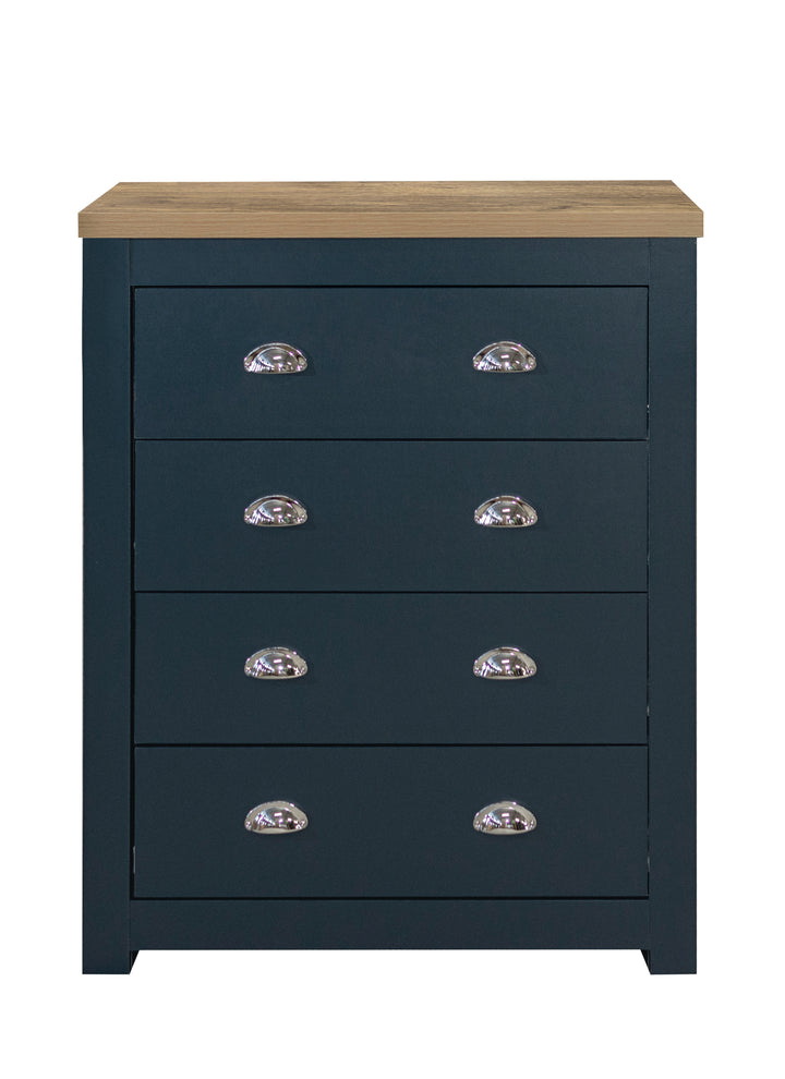 Highgate 4 Drawer Chest Stylish Farmhouse Storage for Home