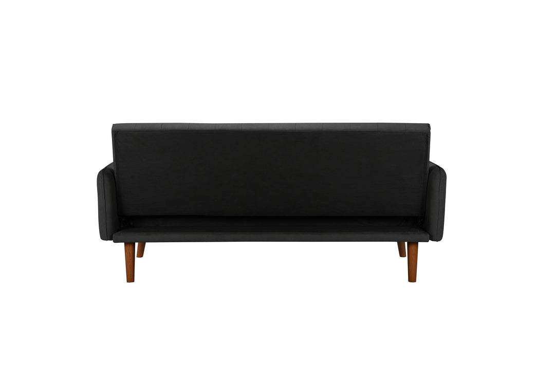 Hudson Sofa Bed Charcoal Fabric Stylish Guest Bed for Living Room