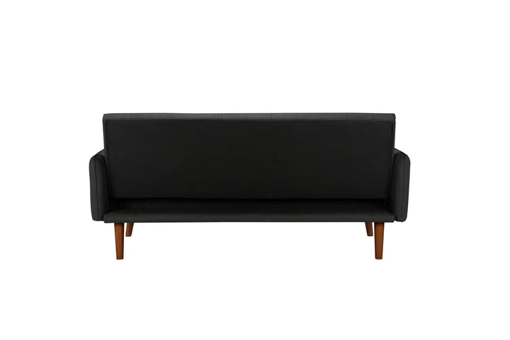 Hudson Sofa Bed Charcoal Fabric Stylish Guest Bed for Living Room