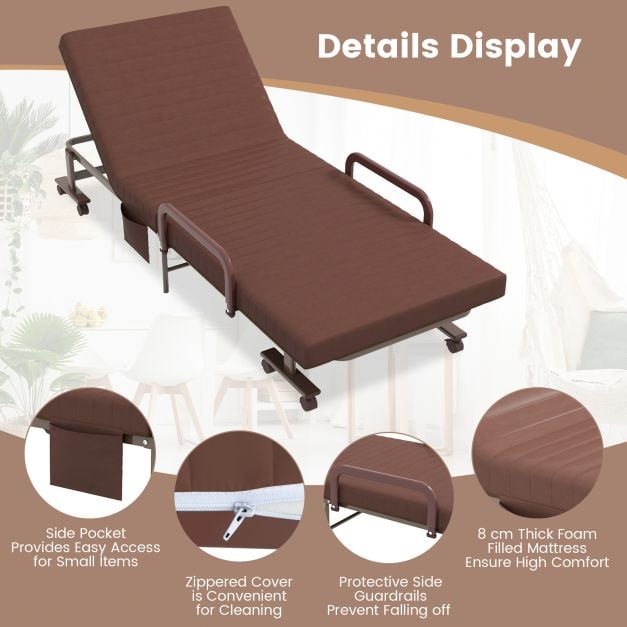 Folding Sofa Bed with Mattress