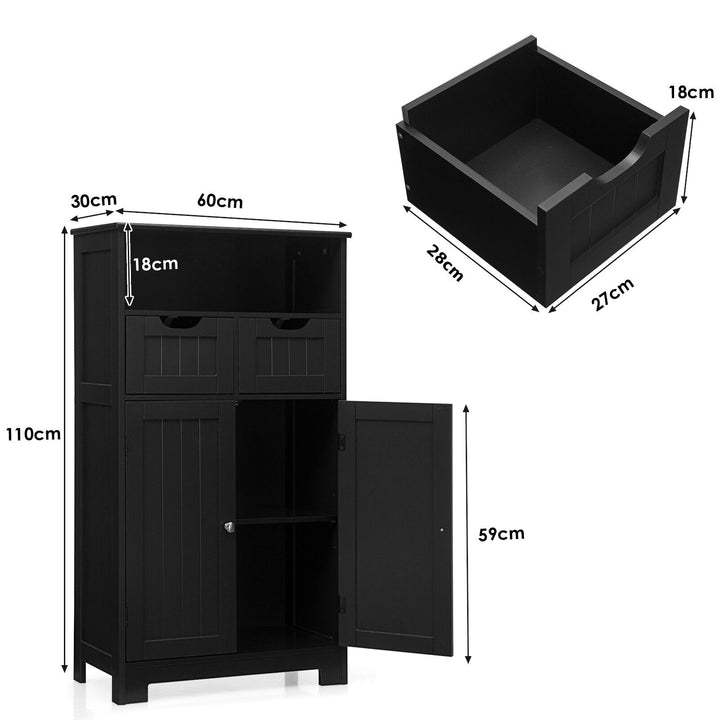 Floor Standing Utility Cabinet with Adjustable Drawers