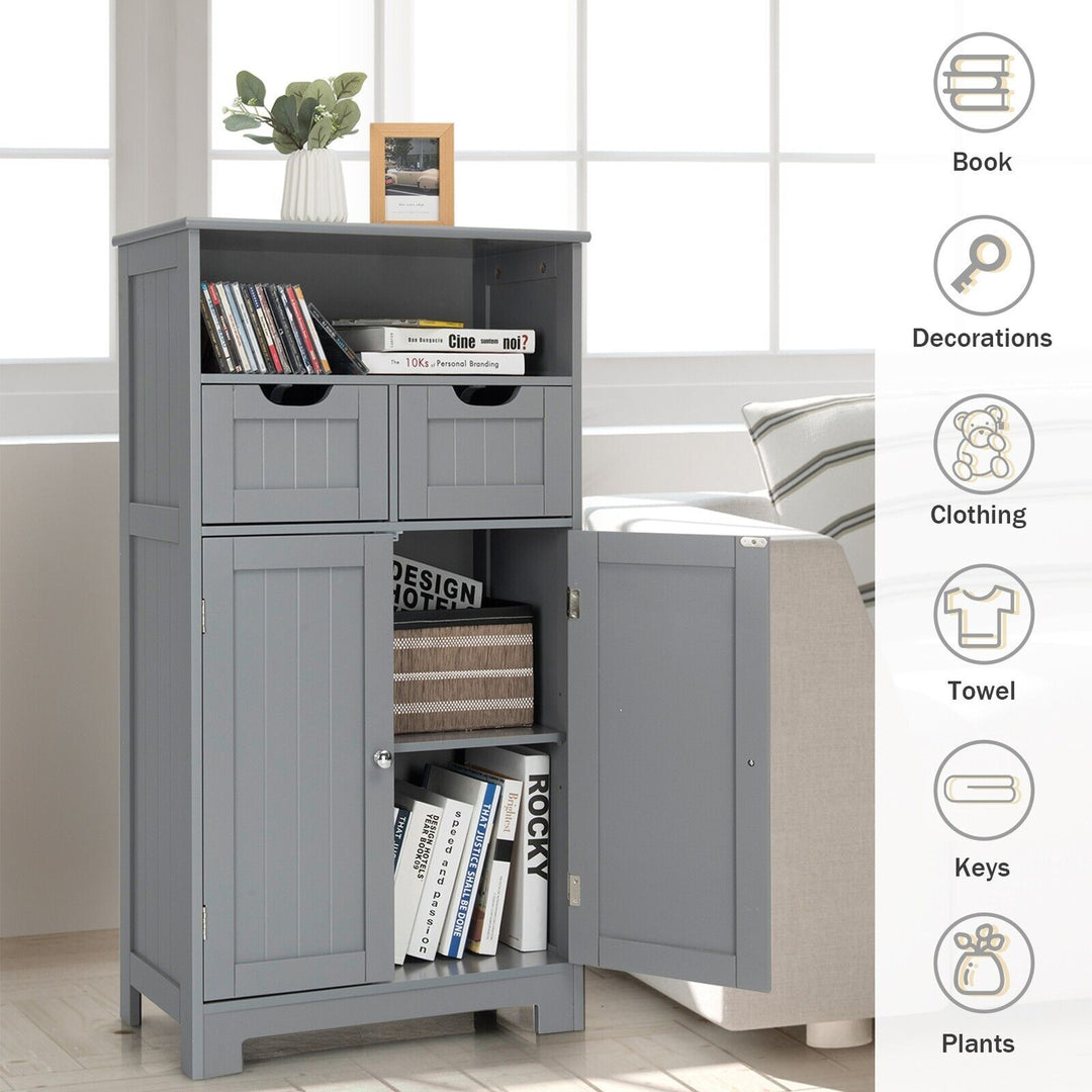 Floor Standing Utility Cabinet with Adjustable Drawers