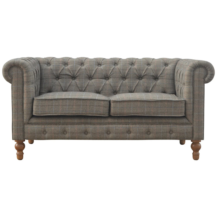 Multi Tweed 2 Seat Chesterfield - TidySpaces