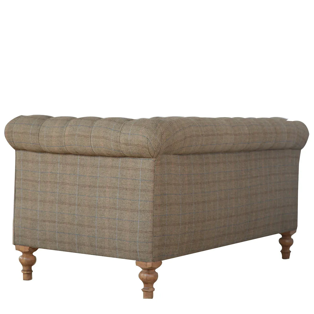 Multi Tweed 2 Seat Chesterfield - TidySpaces