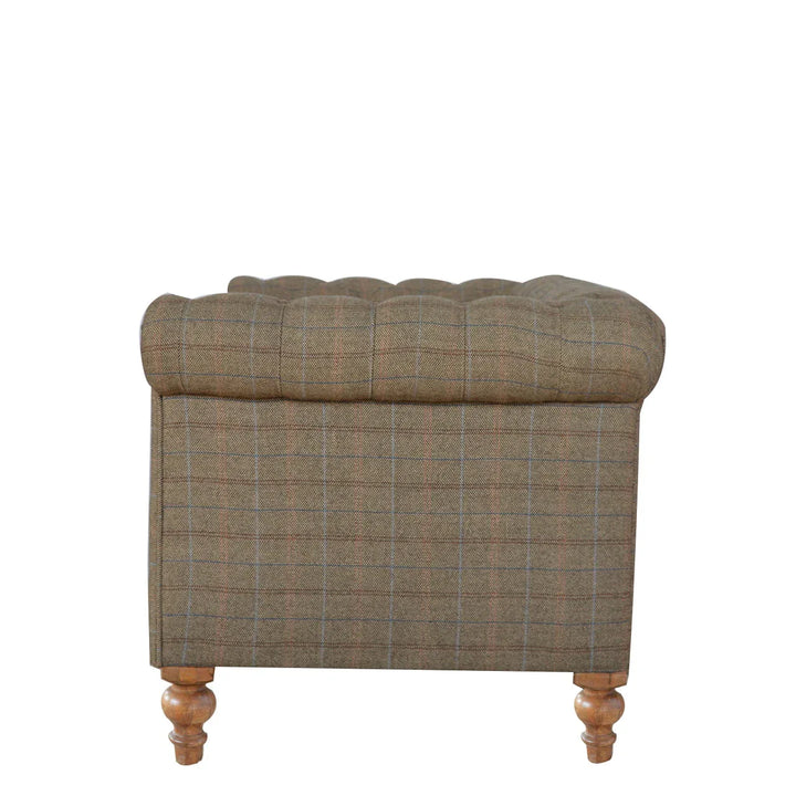 Multi Tweed 2 Seat Chesterfield - TidySpaces