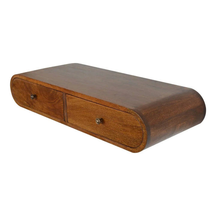 Floating Chestnut London Console - TidySpaces