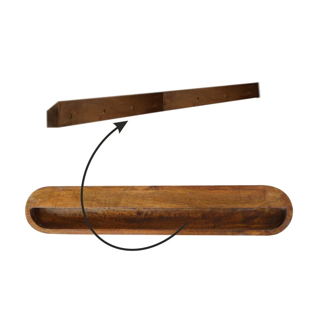 Floating Chestnut London Console - TidySpaces