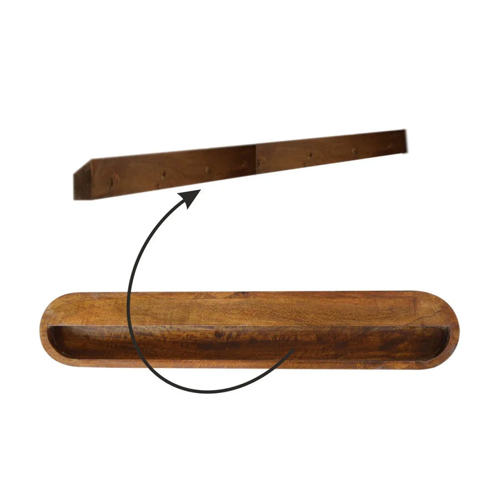 Floating Chestnut London Console - TidySpaces