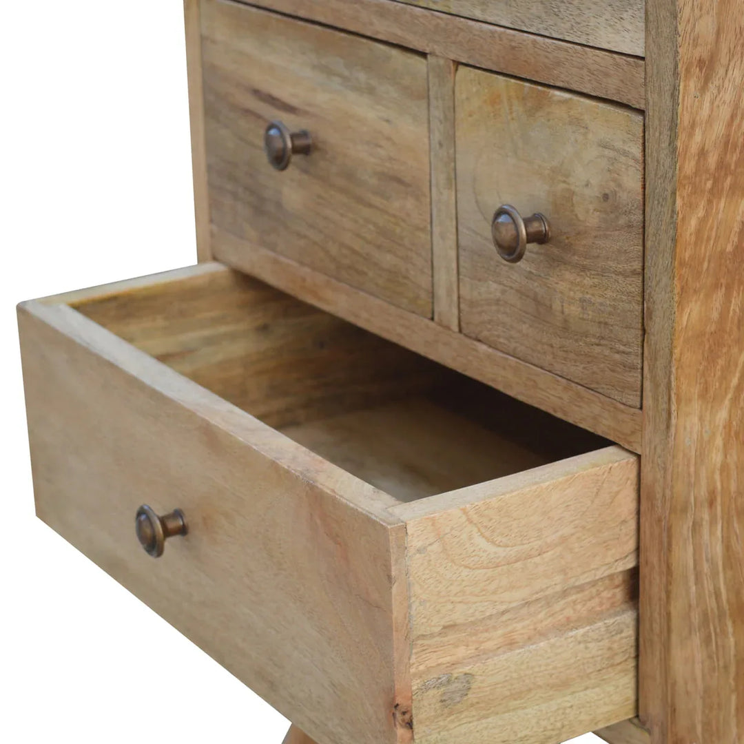 Nordic Style 4 Drawer Multi Bedside - TidySpaces