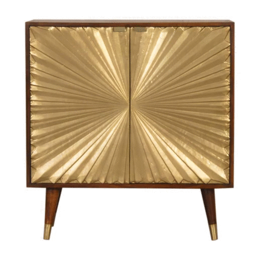 Manila Gold Cabinet - TidySpaces