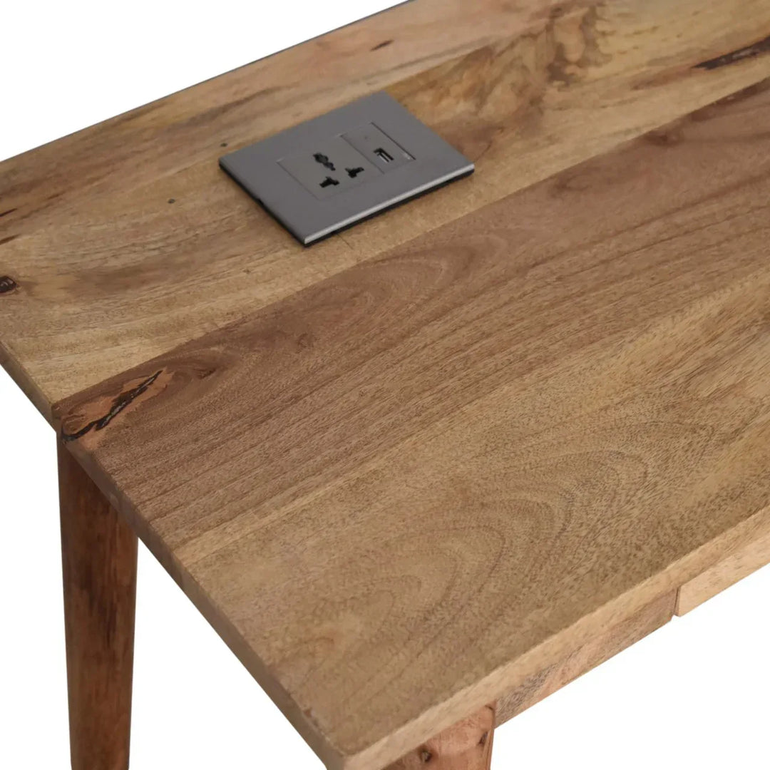2 Drawer Cable Writing Desk - TidySpaces