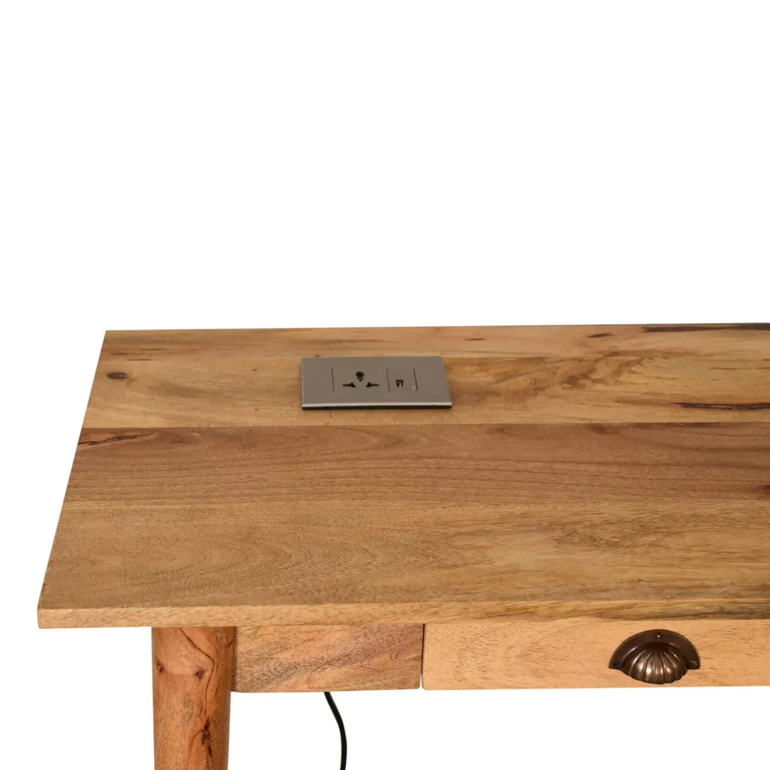 2 Drawer Cable Writing Desk - TidySpaces