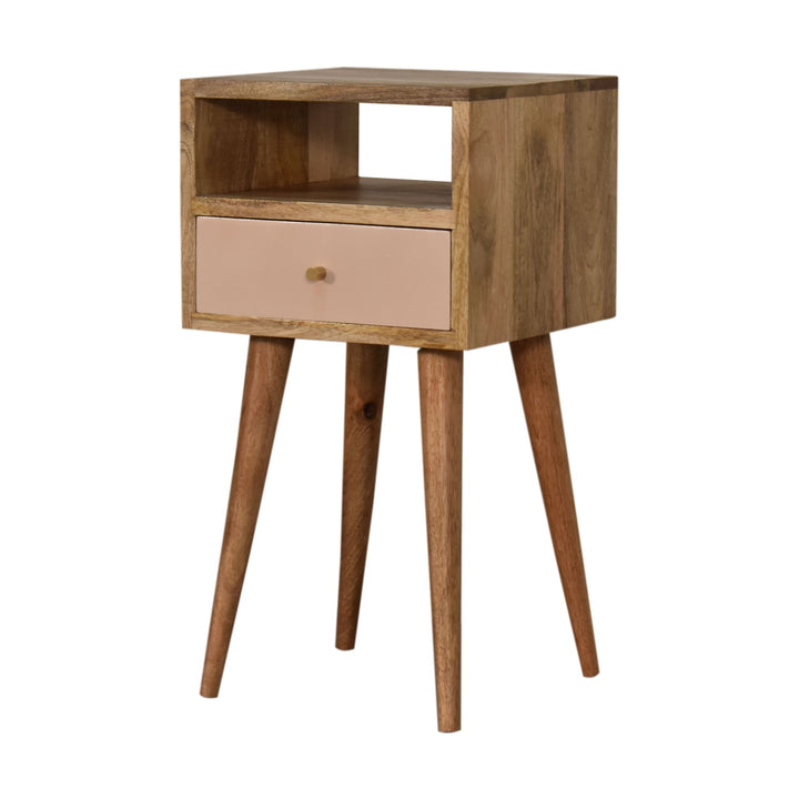Mini Blush Hand Painted Bedside - TidySpaces