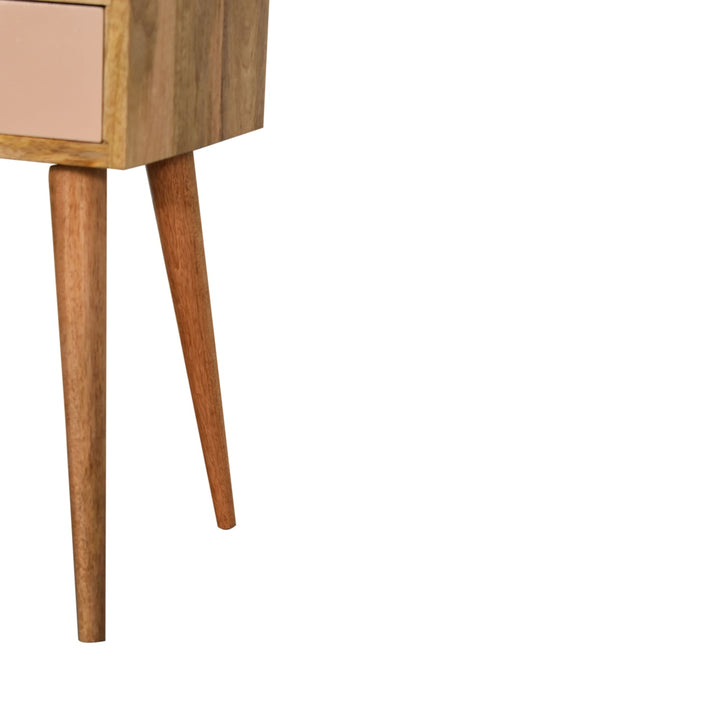 Mini Blush Hand Painted Bedside - TidySpaces