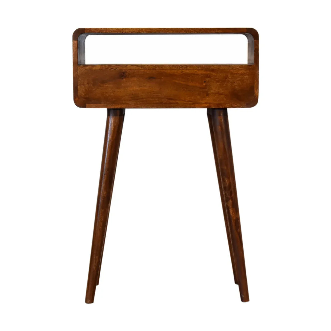 Mini Chestnut Console Table - TidySpaces