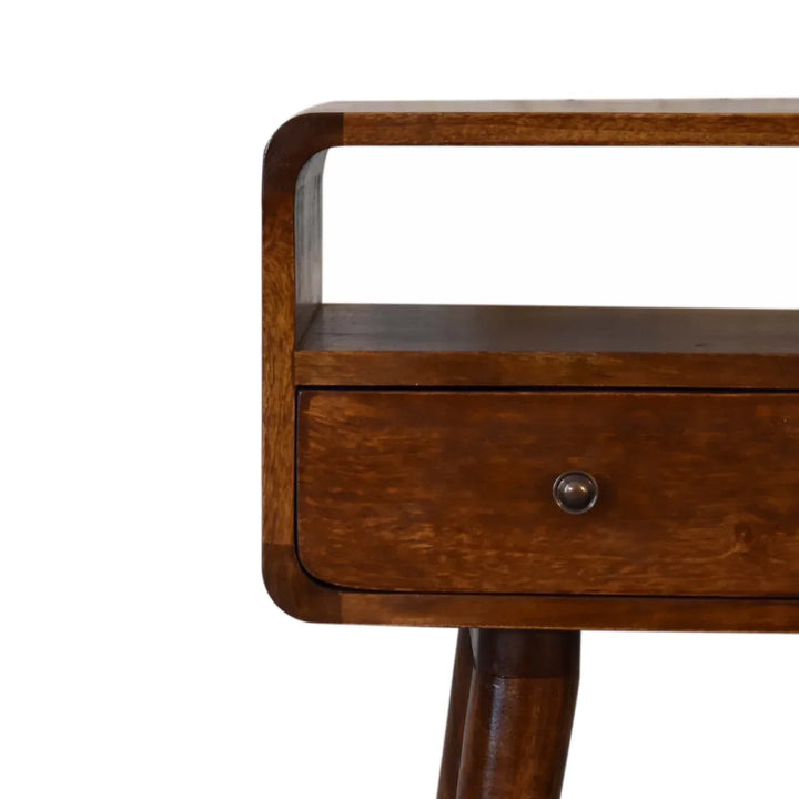 Mini Chestnut Console Table - TidySpaces