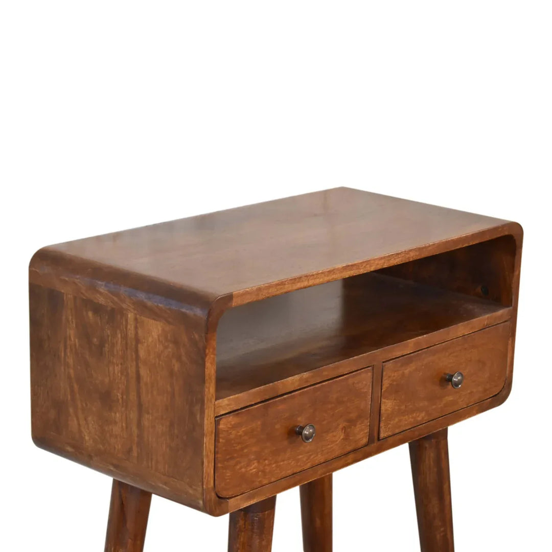 Mini Chestnut Console Table - TidySpaces
