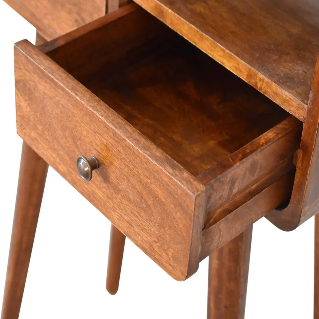 Mini Chestnut Console Table - TidySpaces