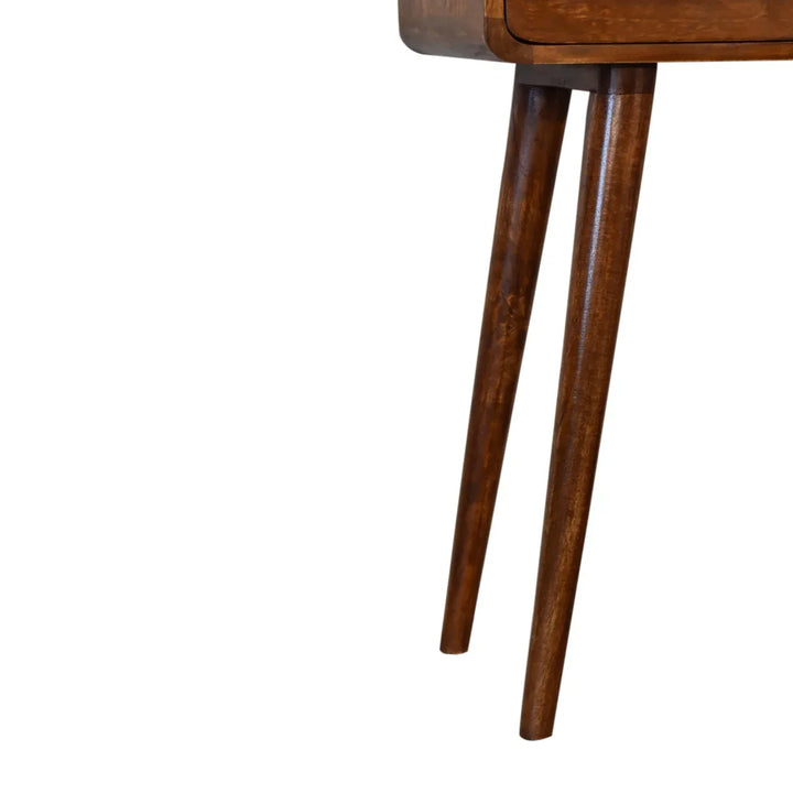 Mini Chestnut Console Table - TidySpaces
