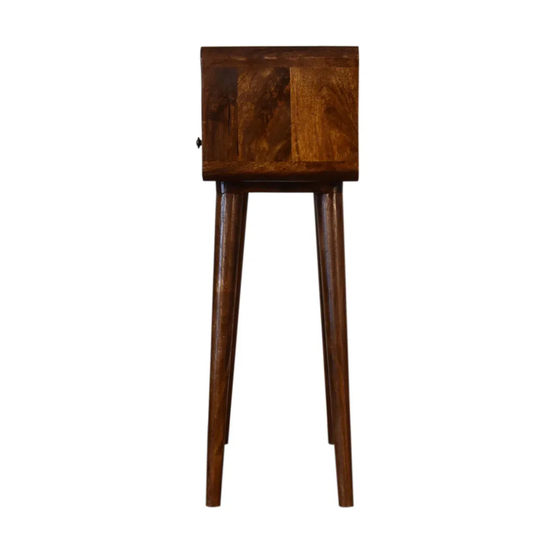 Mini Chestnut Console Table - TidySpaces