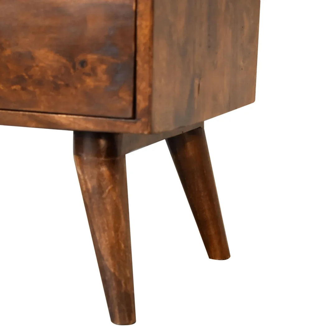 Classic Chestnut Bedside - TidySpaces