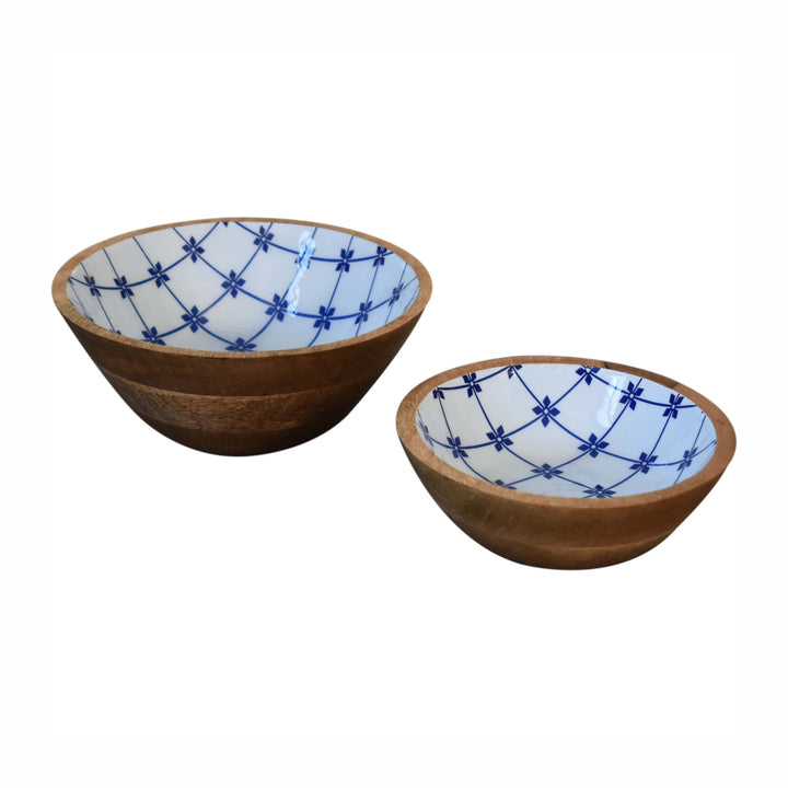 Blue and White Bowl Set of 2