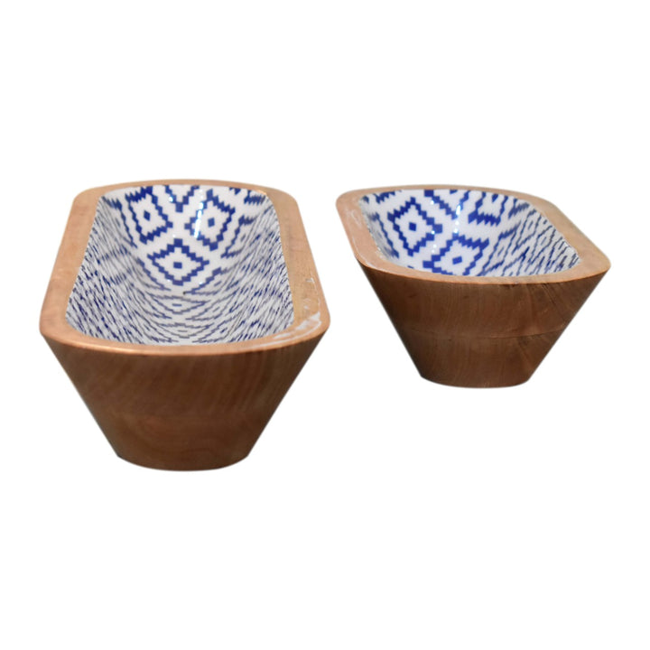 Aztec Oblong Bowl Set of 2