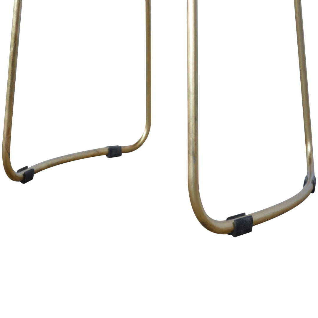 Gold Iron Bar Stool