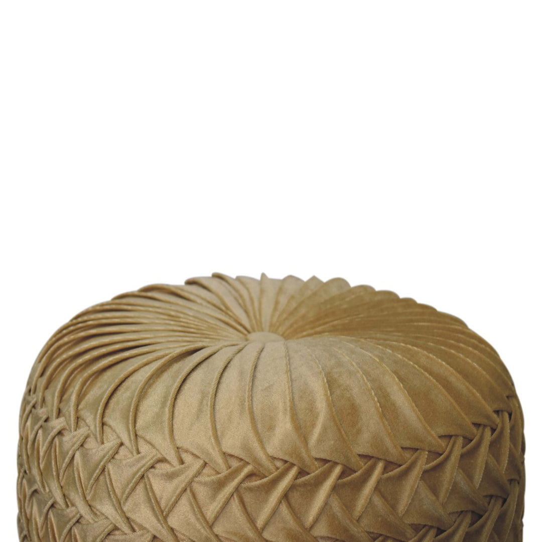 Ochre Hart Pouffe