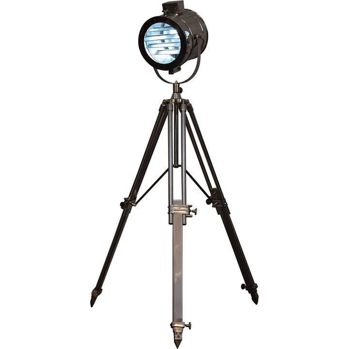 Chrome Tripod Spotlight Floor Lamp