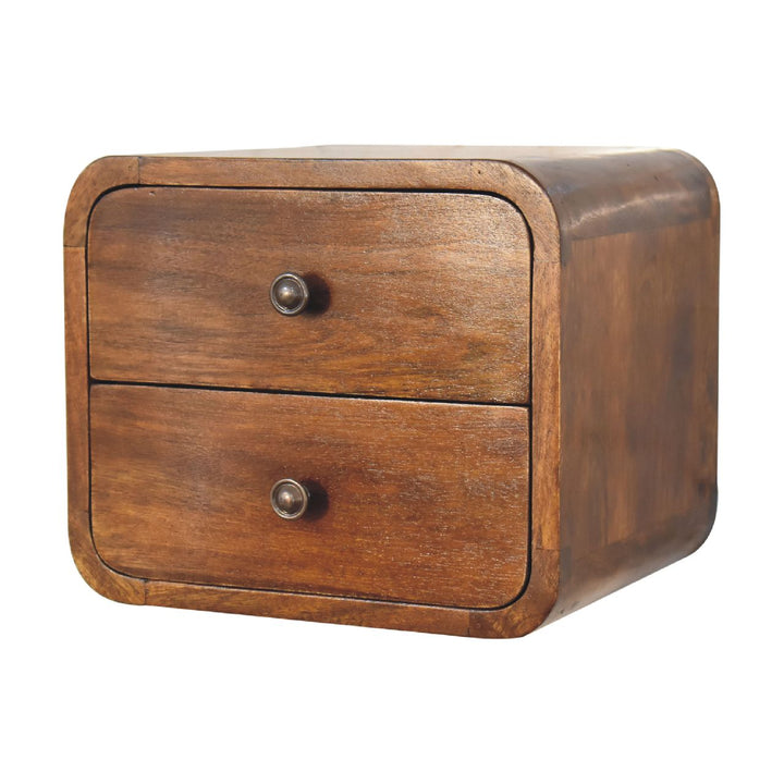 Floating Mini Chestnut Bedside