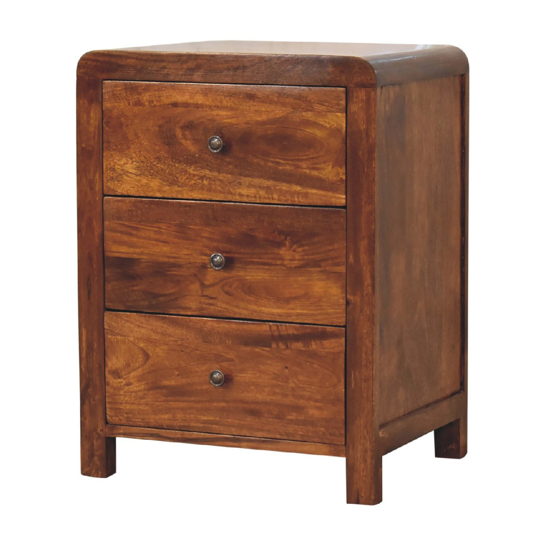 Aspen 3 Drawer Bedside