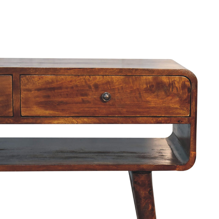 Sonata Chestnut Console Table - TidySpaces